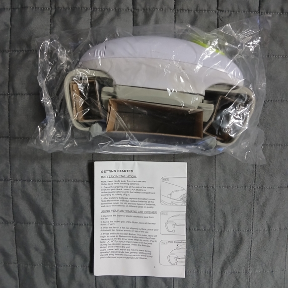 Hands Free Electric Jar Opener - Seniors Arthritic Hands - New, Open Box - Picture 6 of 8